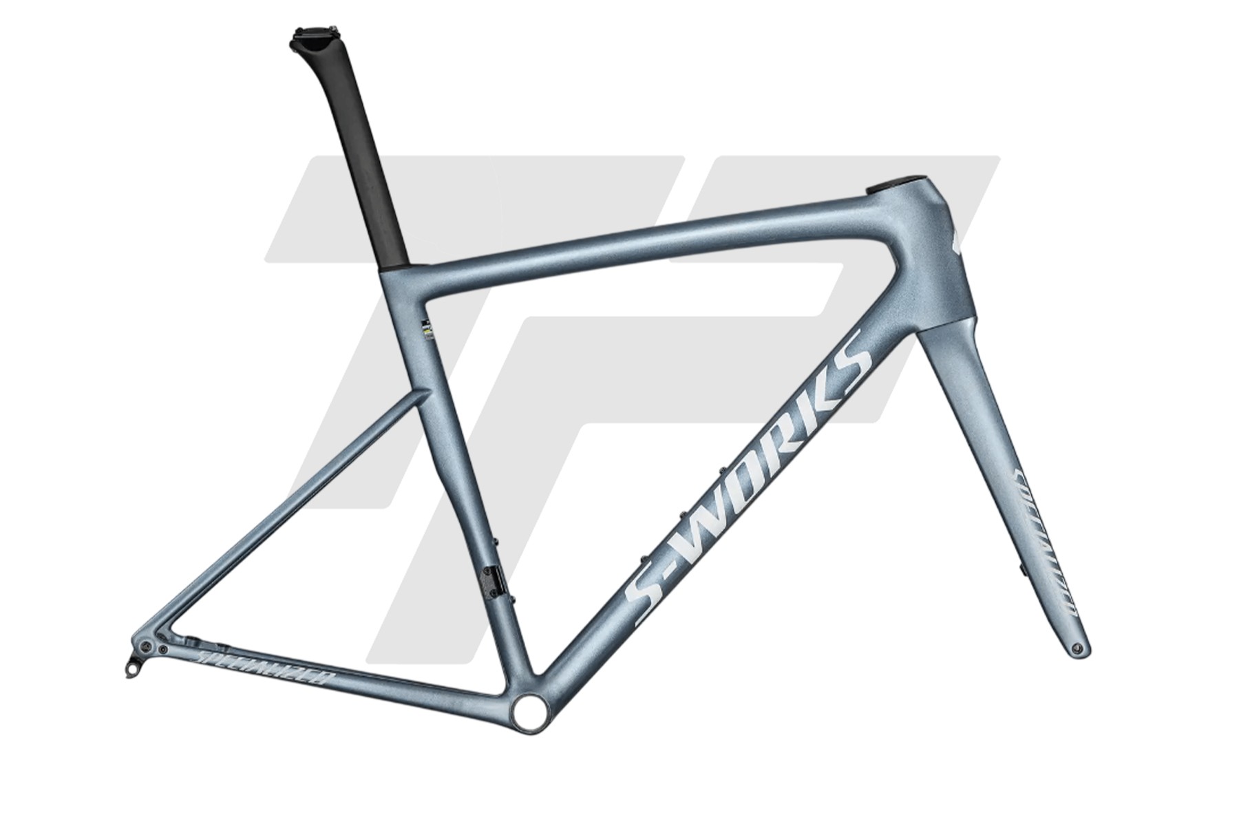 Specialized S-Works Tarmac SL8 Telaio Gloss Glacial Metallic / Red To Gold Pearl / White