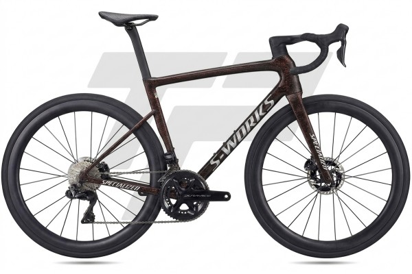  S-Works Tarmac SL8 Shimano Dura-Ace R9270 Di2 12s Roval Rapide CLX II DB - Gloss Carbon / Red To...