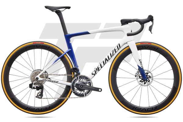Specialized Tarmac SL9 S-Level Sram Red AXS 12s Power Meter Roval Rapide CL III DB - Gloss White