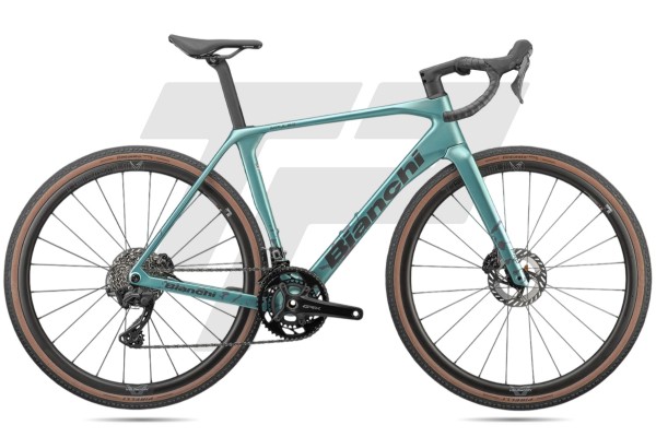  Impulso Pro Sram Rival XPLR AXS 1x13v Velomann Terbium DB - G6 - Celeste Metallic Camo / Graphite...