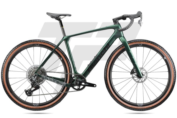 Bianchi Arcadex Pro Rigid Fork Sram GX T-Type Eagle AXS 12v Velomann Terbium DB - AW – Forest Green /...