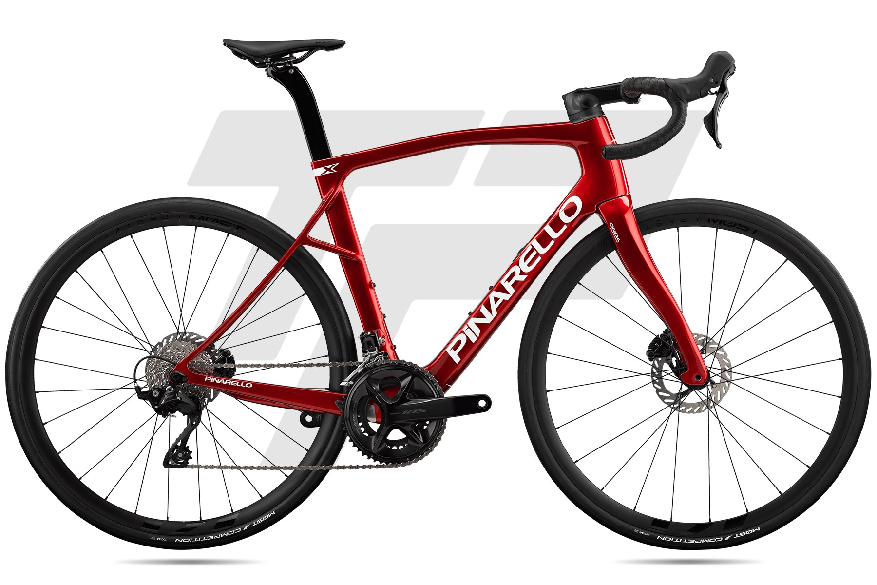 Pinarello X1 MY27 Shimano 105 R7120 12v Most Fast 27 DB RACING RED (J295)