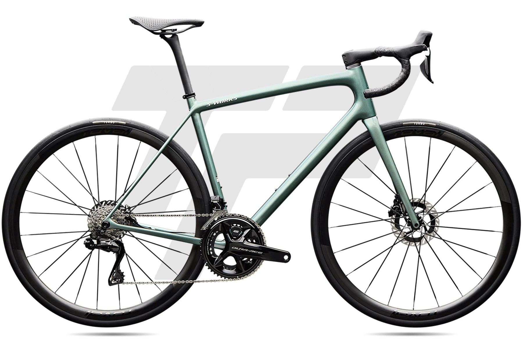 Specialized S-Works Aethos 2 Tg 54 (M) Shimano Dura-Ace R9270 Di2 12v Power Meter 4iiii Roval Alpinist CLX... Gloss Premium Fjord Metallic
