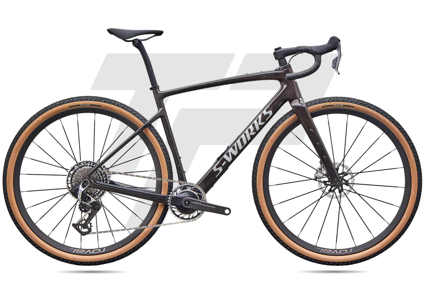 Specialized S-Works Diverge 4 Sram Red AXS XPLR 13v Quarq Power Meter Roval Terra CLX III DB Warm Smoke Metallic / Carbon  Silver Dust 