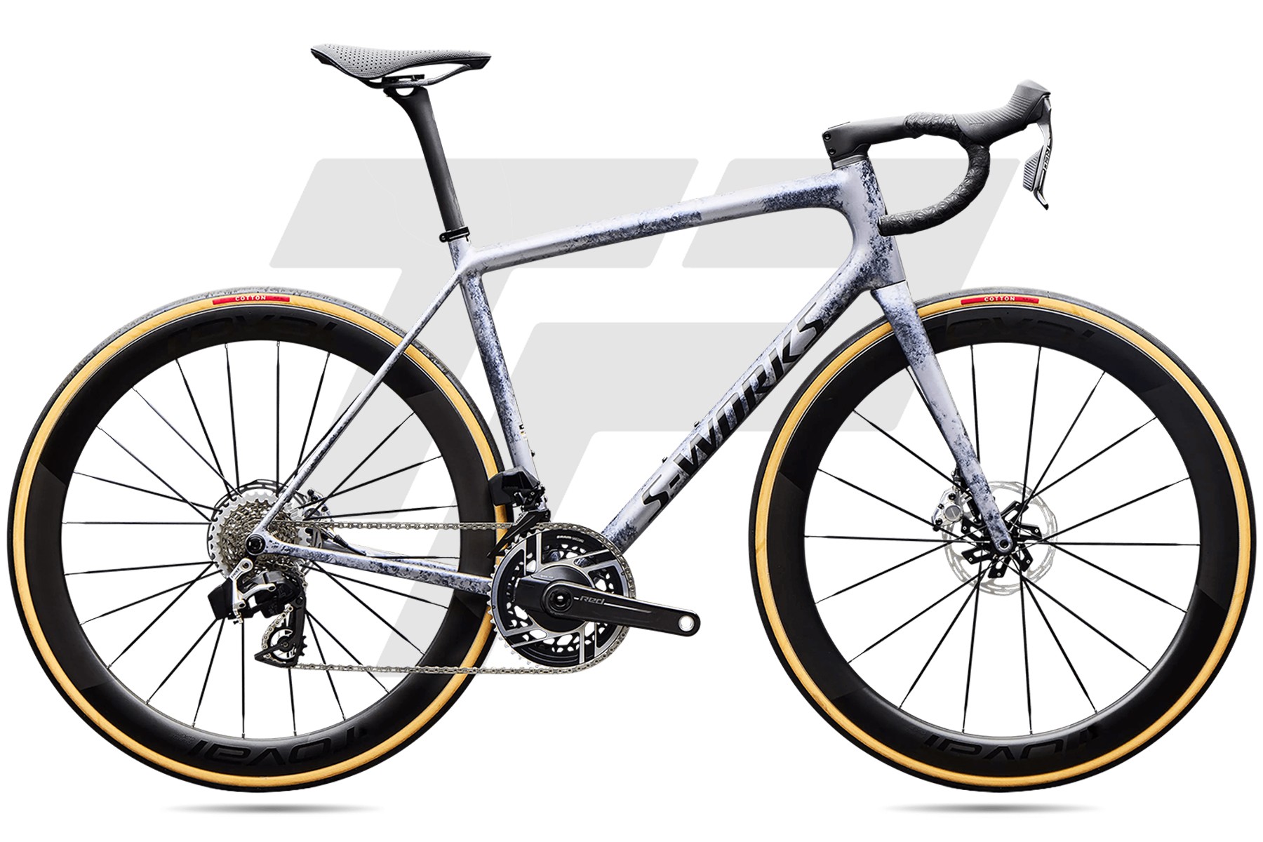 Specialized S-Works Aethos 2 Sram Red AXS 12s Roval Rapide CLX III DB 
