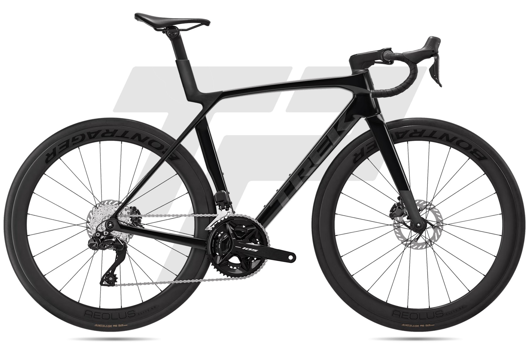 Trek Madone SL 6 Gen 8 Shimano 105 R7170 Di2 12v Bontrager Aeolus Elite 50 DB Gloss Dark Star/Matte Deep Smoke