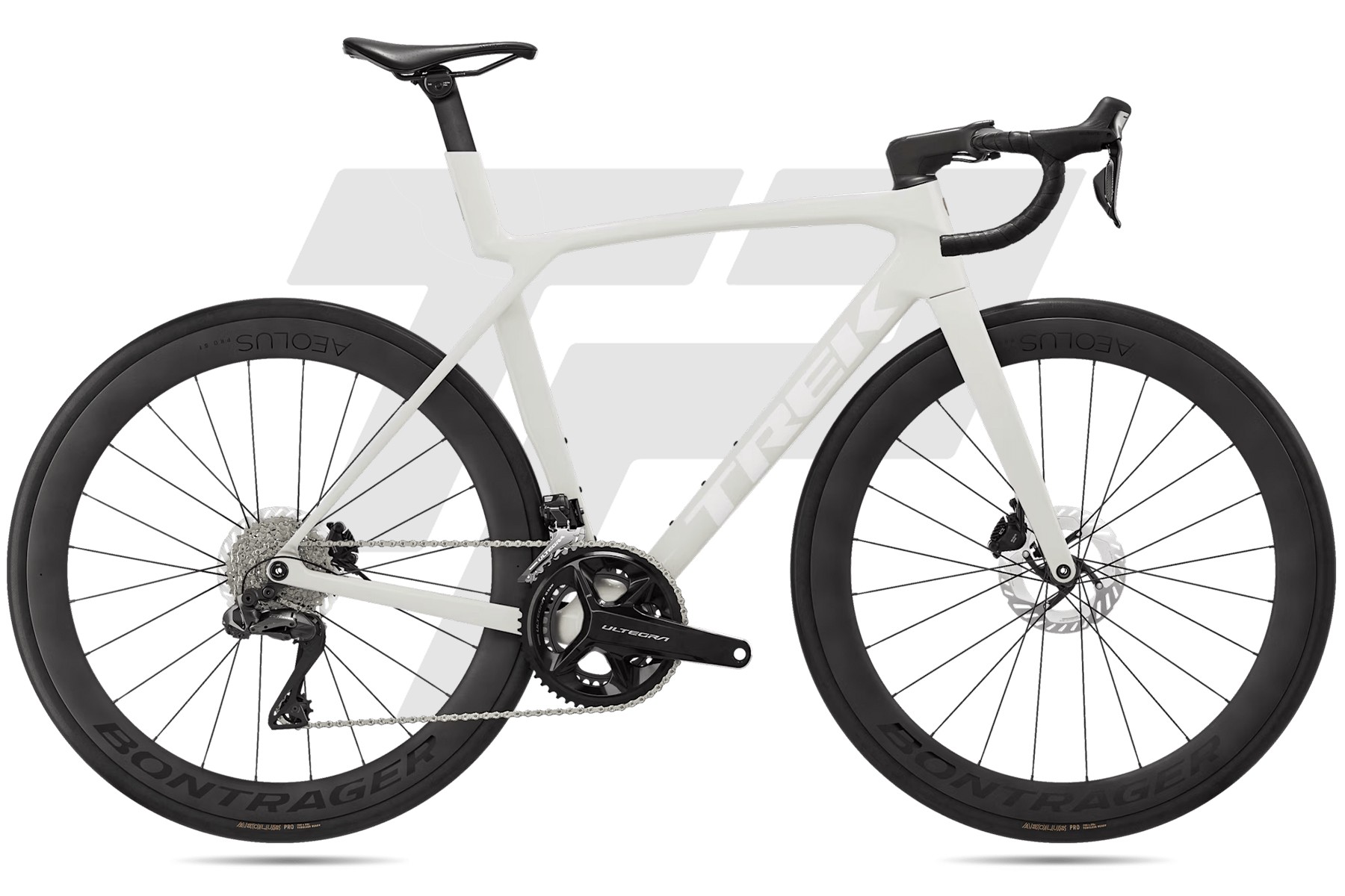 Trek Madone SL 7 Gen 8 Shimano Ultegra R8170 Di2 12v Bontrager Aeolus Pro 51 DB Era White