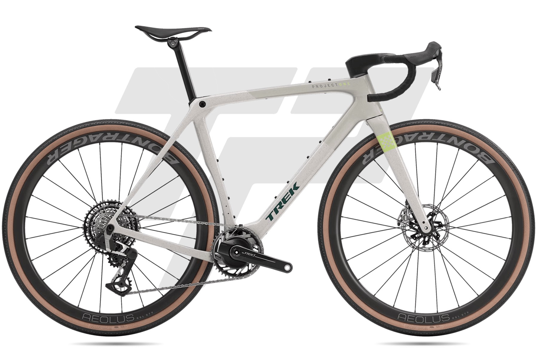 Trek Checkmate SLR 9 Sram Red AXS XPLR 13v Bontrager Aeolus RSL 37V Buff Beige/Supernova Splatter