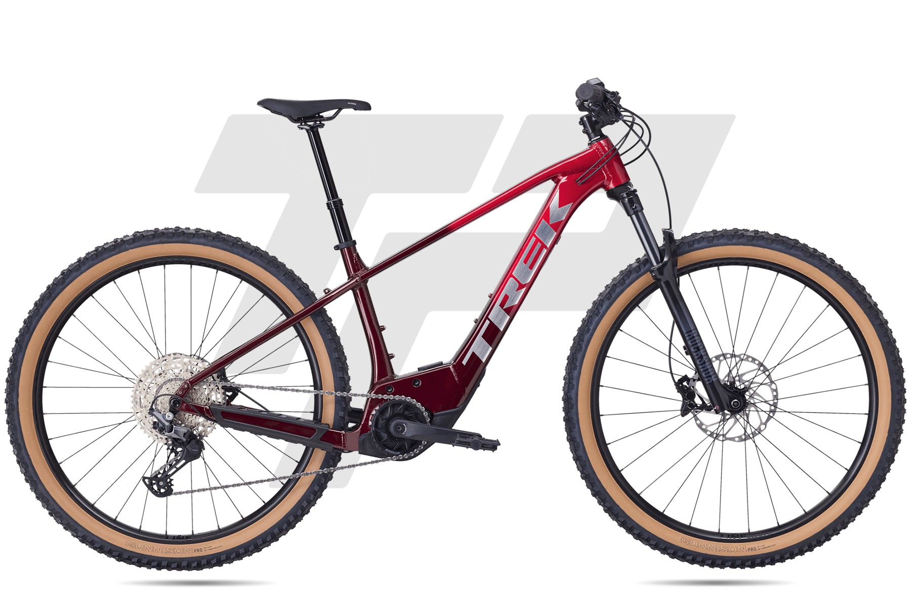 Trek Marlin+ 8 Shimano Deore M6100 12v Bontrager Line TLR 30 Fury Red/Lithium Fade