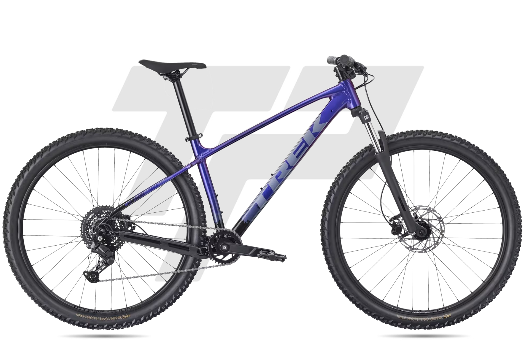 Trek Marlin 4 Gen 3 Shimano 8v Bontrager Connection Purple Flip/Black Fade