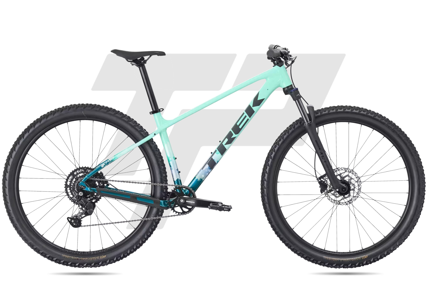Trek Marlin 5 Gen 3 Shimano CUES U4000 9v Bontrager Connection Miami Green/Dark Aquatic Fade