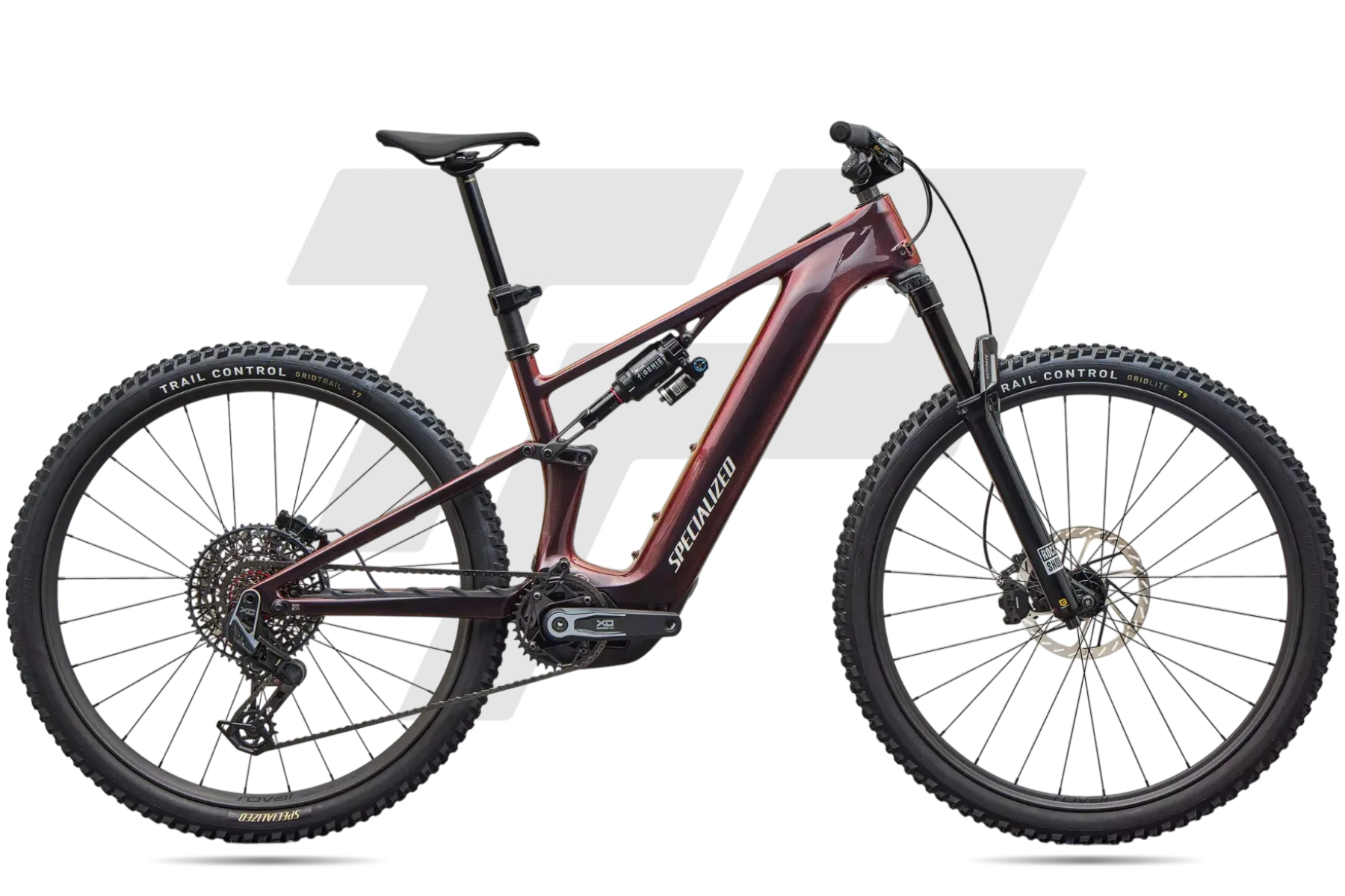 Specialized Turbo Levo R Pro Sram X0 Eagle 12v Roval Traverse SL II Gloss Black Red Chameleon