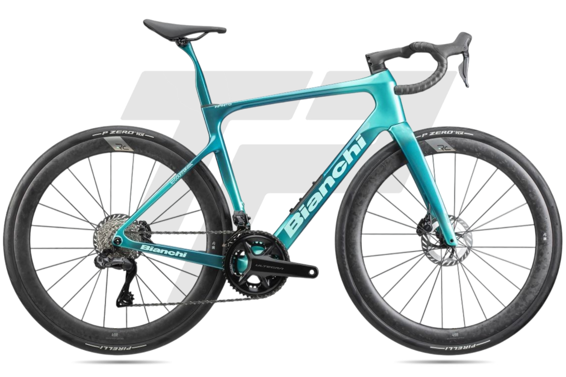 Bianchi Infinito Pro Shimano Ultegra R8170 Di2 12s Power Meter 4iiii Bianchi Reparto Corse RC 49R DB 