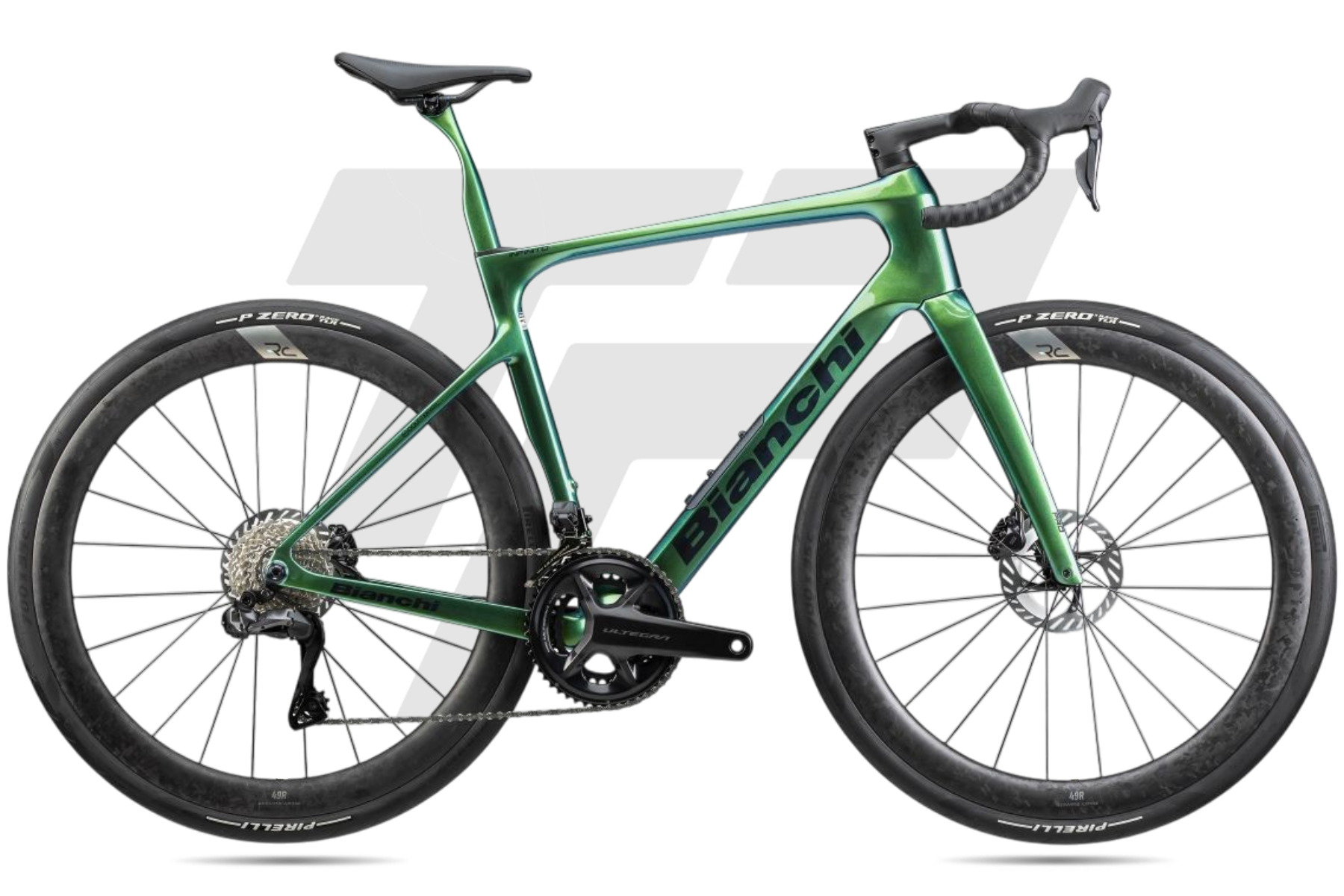 Bianchi Infinito Pro Shimano Ultegra R8170 Di2 12s Power Meter 4iiii Bianchi Reparto Corse RC 49R DB 