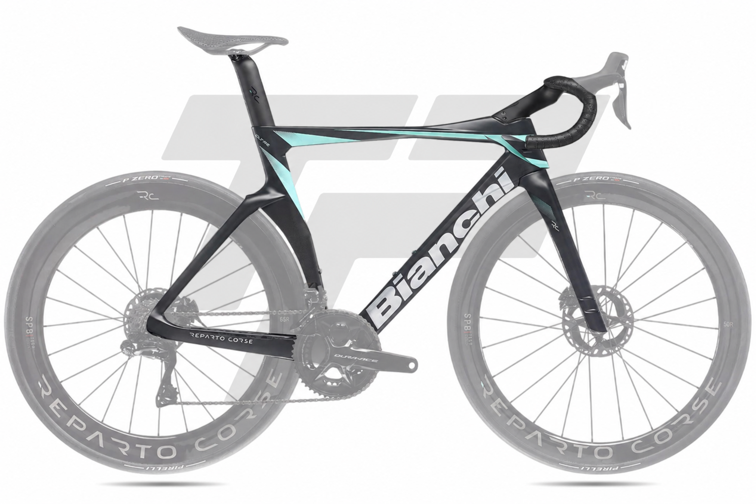 Bianchi Oltre RC Test Tg 59 (XL) Telaio con manubrio 
