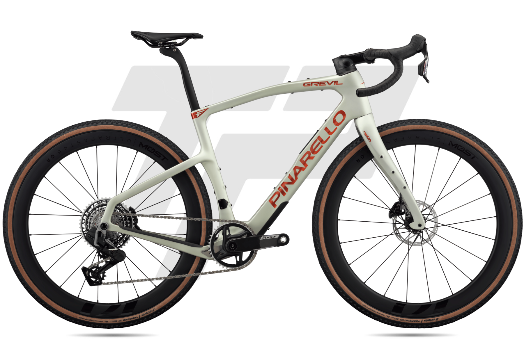 Pinarello New Grevil F7 Shimano GRX RX825 Di2 2x12s Most Gravel Carbon 45 DB 