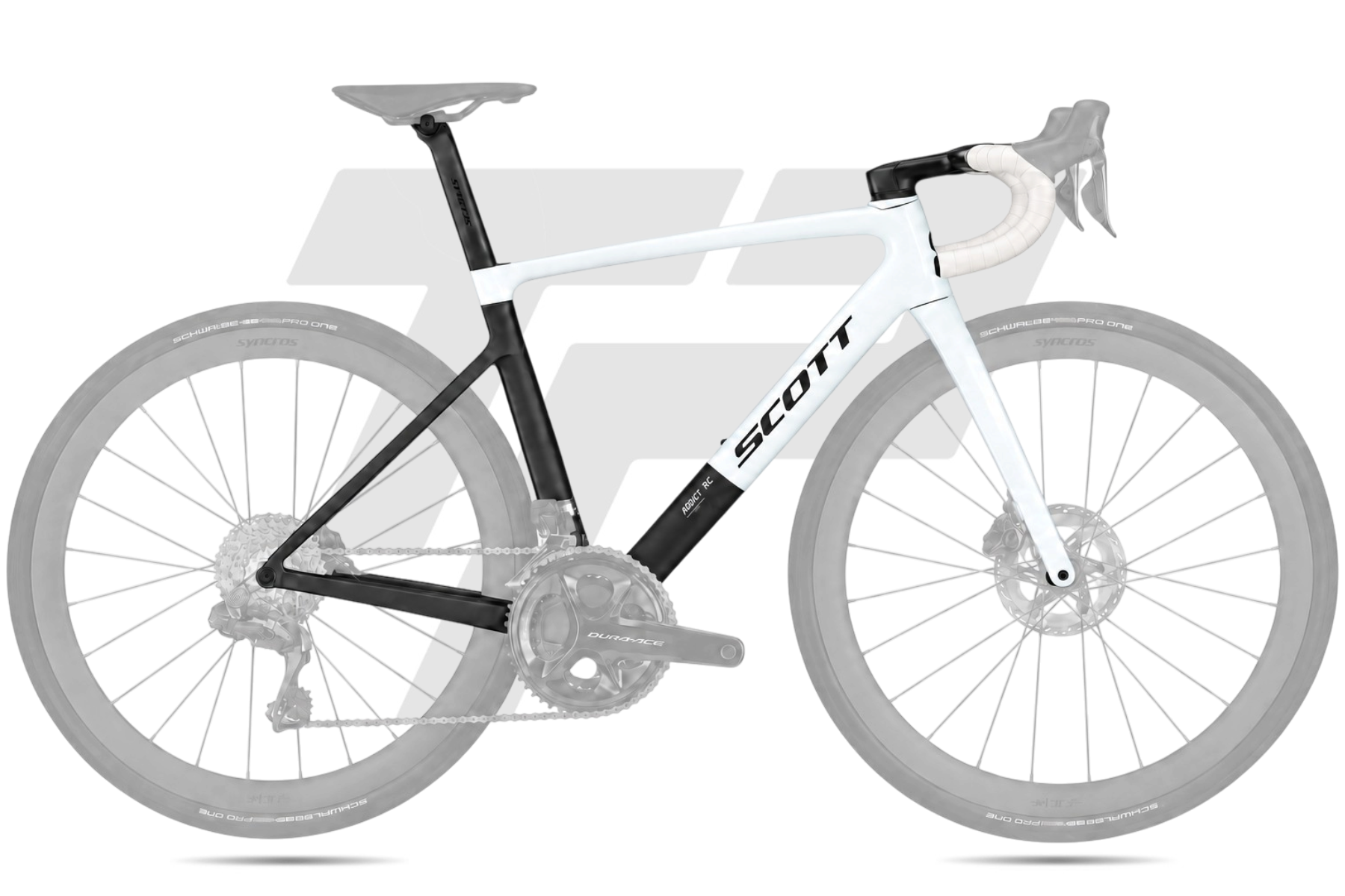 Scott Addict RC Pro Used Size S Frame with Handlebar 