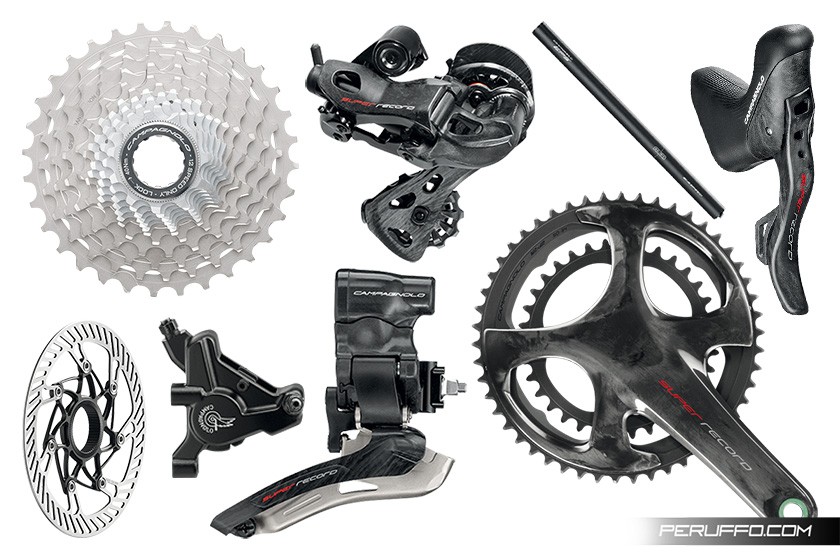 Gruppo Campagnolo Super Record Disc Brake EPS 12 Velocità Elettronico Gruppo Campagnolo Super Record Disc Brake EPS 12 Velocità Elettronico