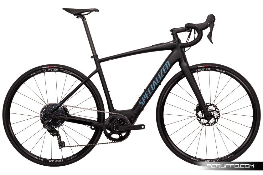 Specialized Turbo Creo SL Comp E5 Shimano GRX 11v DT Swiss R470 DB Nero Satinato / Nero / Avio