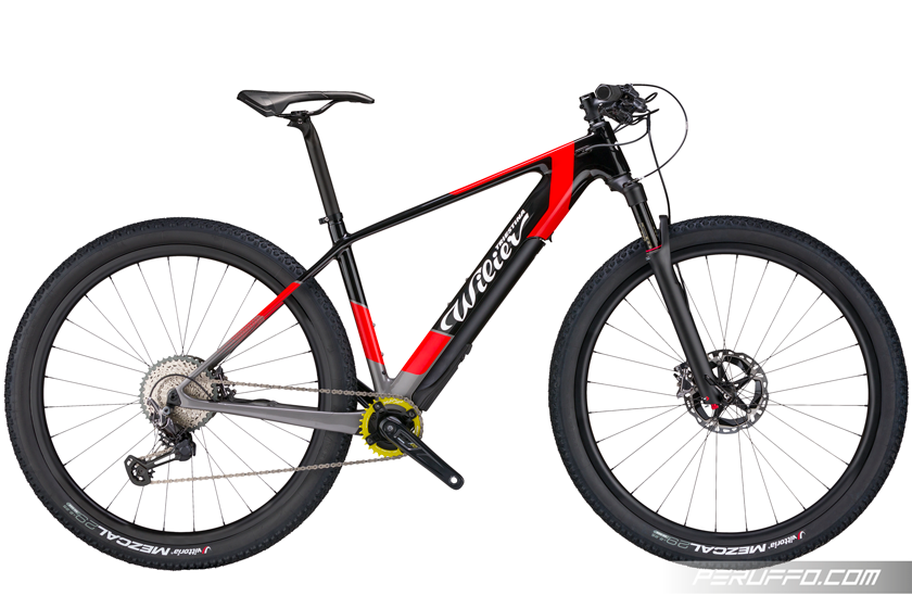 Wilier Triestina 101X Hybrid Shimano XT 12v Miche 966H Black / Red Glossy