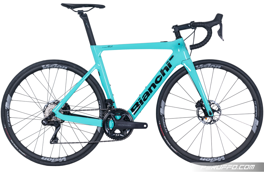 Bianchi Aria E-Road Shimano Ultegra R8170 Di2 Vision Trimax 30 DB CK16 / Mermaid Scale Full Glossy