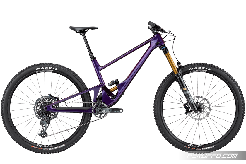 Scor 4060 LT Long Travel Sram GX Eagle 12v DT Swiss XM 1700 Spline Purple Metalic