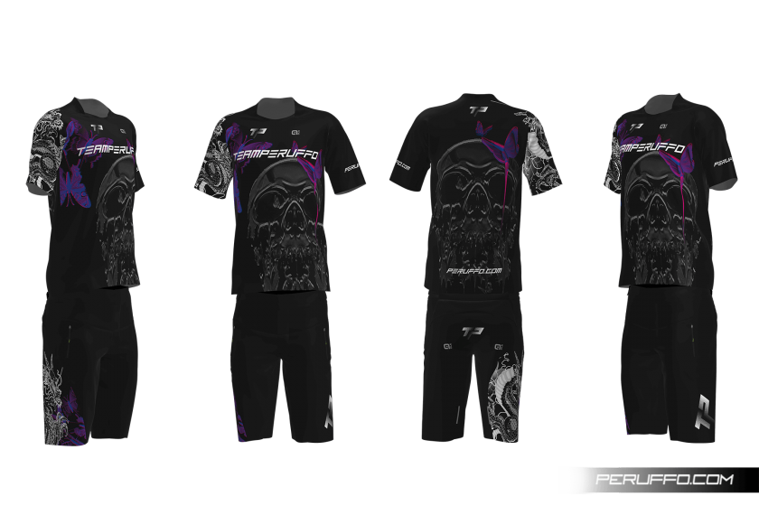 TeamPeruffo Completo Enduro Off Road 2022 Skull