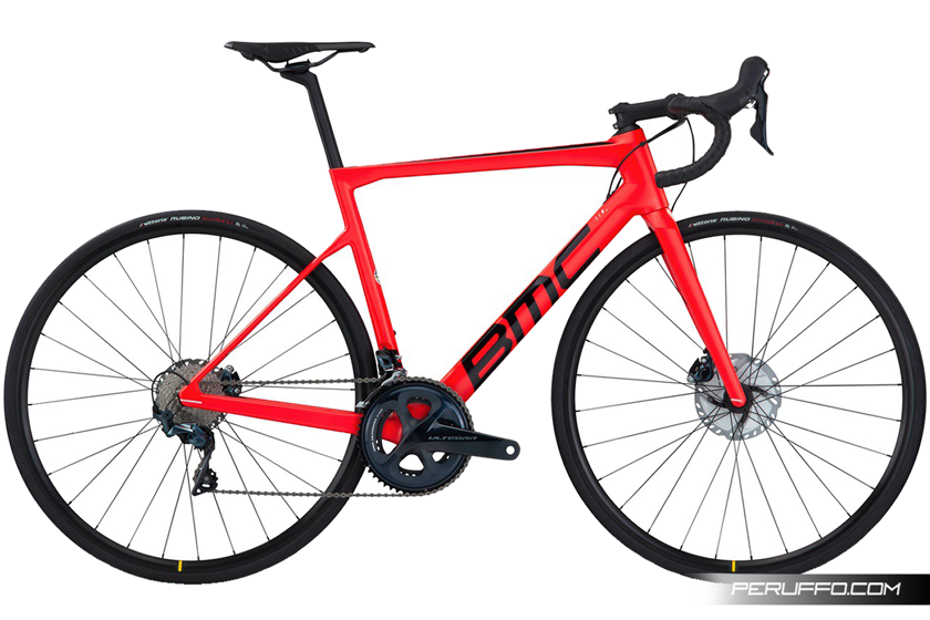 BMC Teammachine SLR Five 2022 Shimano Ultegra R8020 11v Mavic Open Disc Neon Red Black