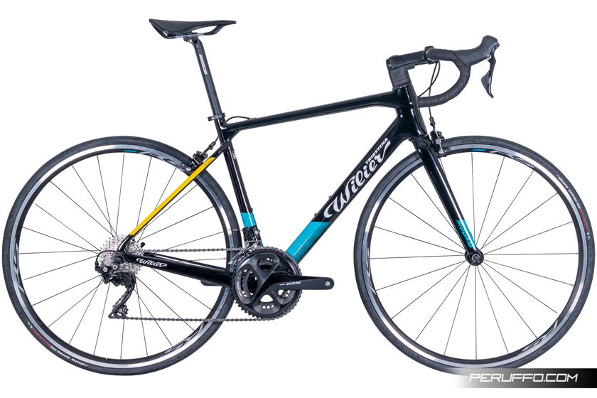 Wilier Triestina Garda 2022 Shimano 105 R7000 11v Shimano RS100 Black / Astana Blue Glossy