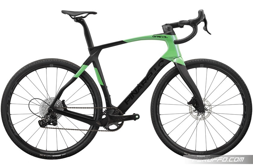 Pinarello Grevil F Campagnolo Ekar 13v Fulcrum Rapid Red 500 Radiant Aura (B302)