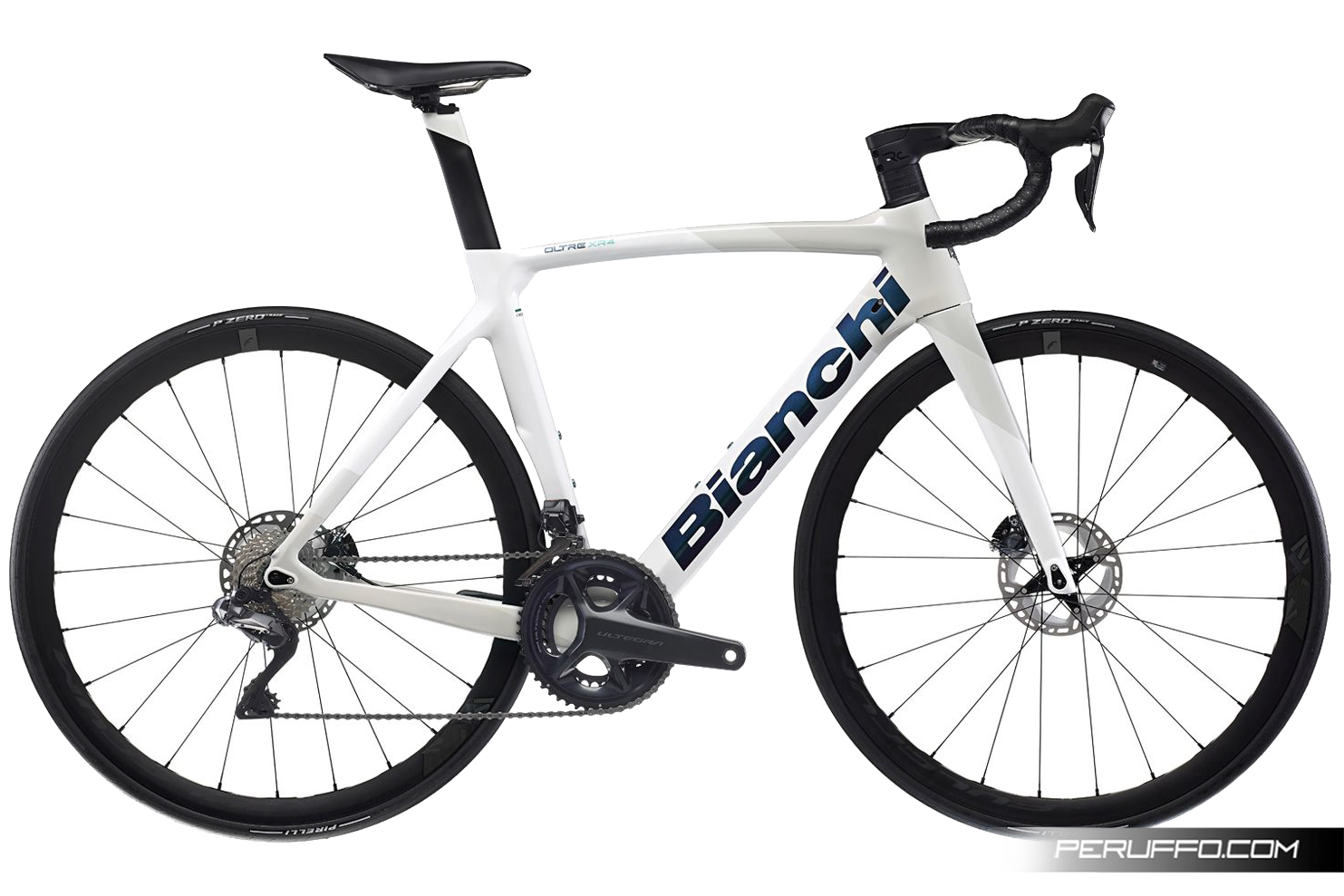 Bianchi Oltre XR4 Disc Shimano Ultegra 8170 Di2 12v Fulcrum Racing 4 DB White / CK16 Shade