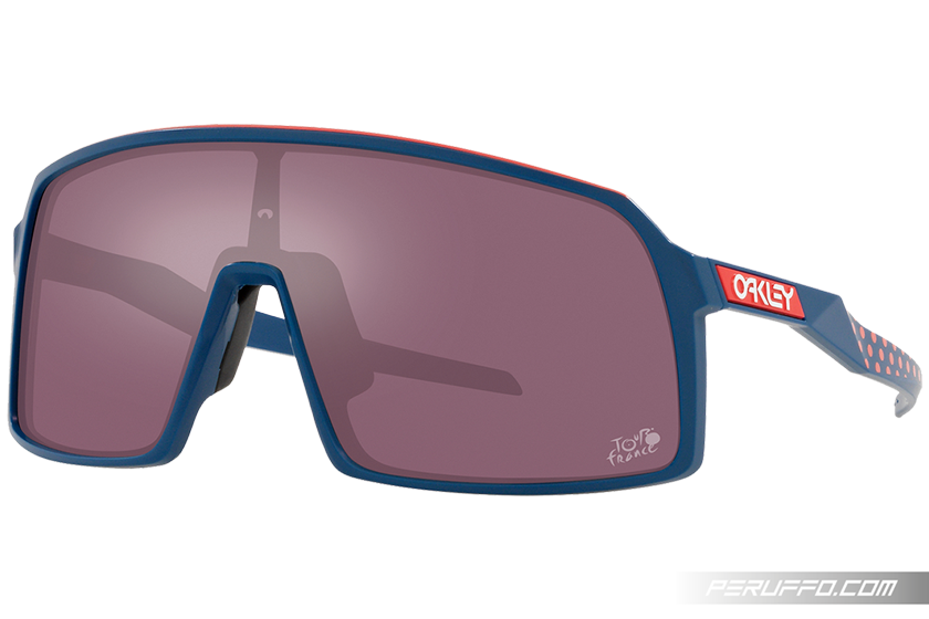 Oakley Sutro Tour / de / France / Matte / Poseidon / Prizm / Road / Black