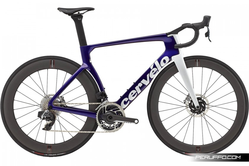 Cervélo S5 Sram Red eTap AXS 12v Reserve 52/63 DB Sapphire / Ice
