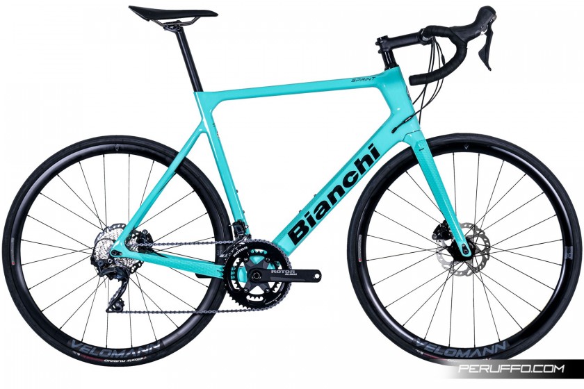 Bianchi Sprint Disc Shimano Ultegra R8020 11v Velomann VR30 DB CK16 / Black Glossy