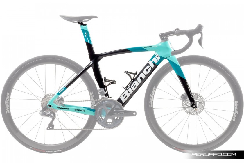 Bianchi Oltre XR4 Disc Telaio Graphite Race / CK16 Shade
