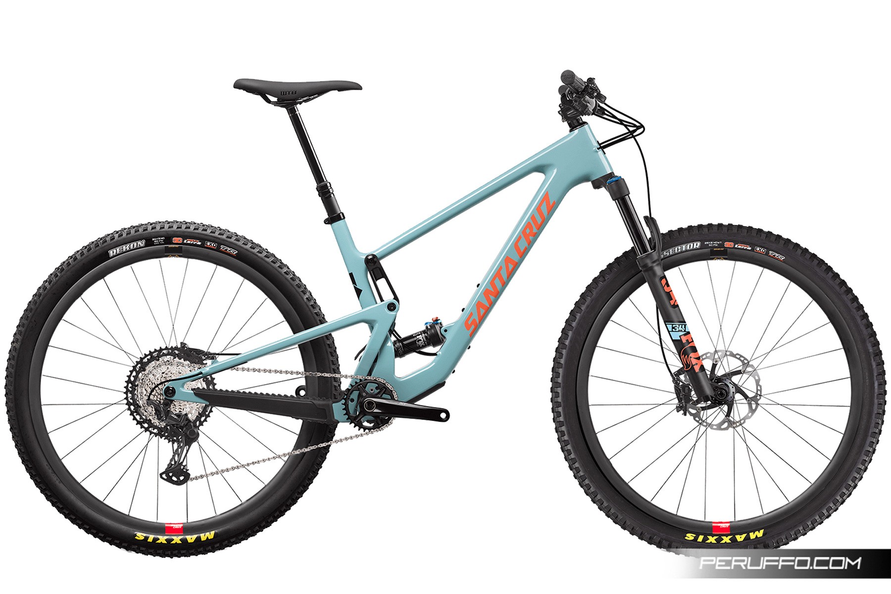 Santa Cruz Tallboy C Shimano XT M8100 12v Reserve 30 SL 29 Gloss Aqua