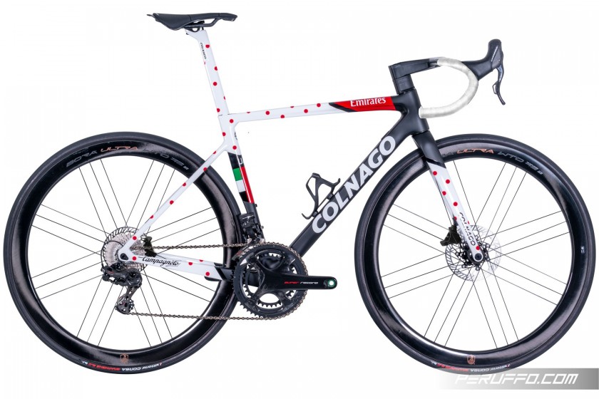 Colnago V3Rs Capsule Collection UAE Team Emirates Campagnolo Super Record EPS 12v Bora Ultra WTO DB Capsule Collection UAE Team EMIRATES Pois