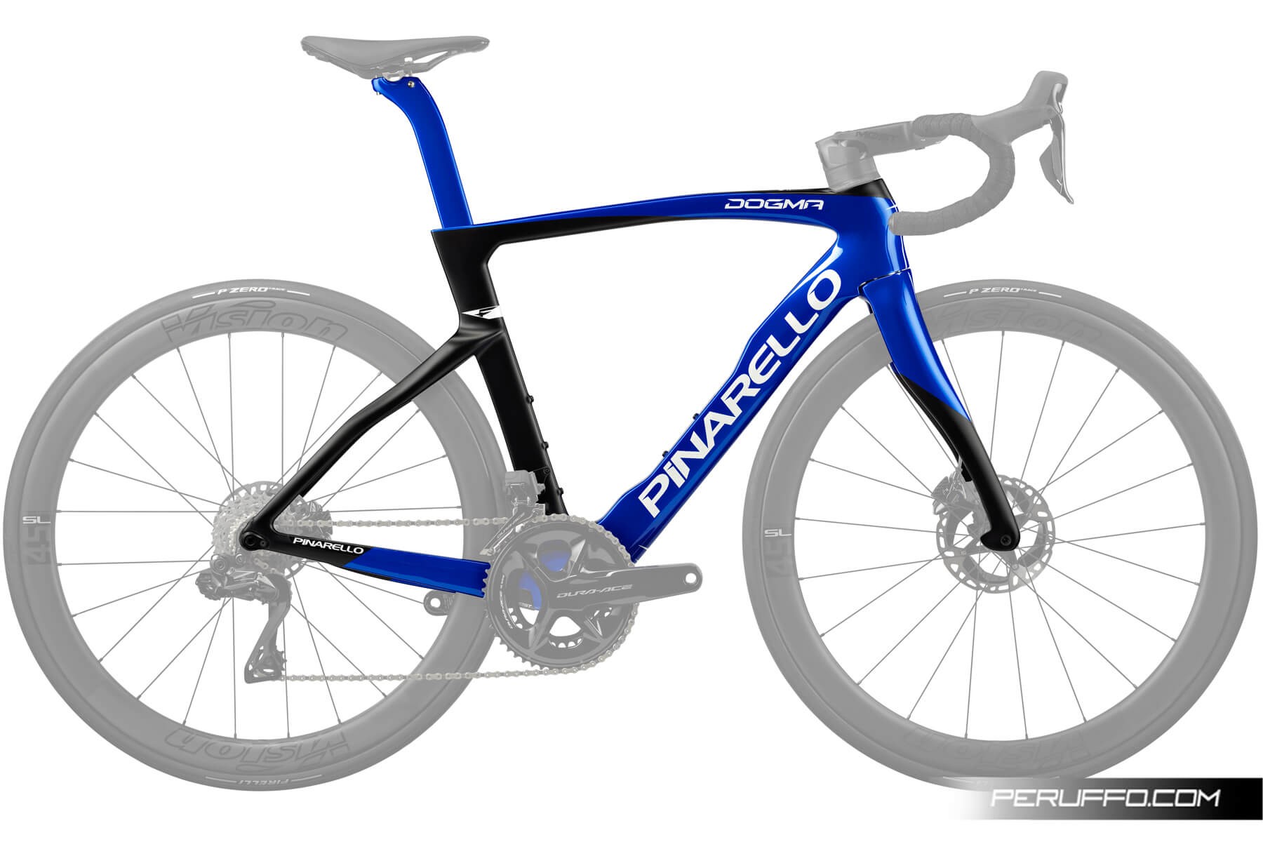 Pinarello Dogma F Disc 2023 Shimano Dura-Ace R9270 Di2 12v Speed 40 Lite DB Electro Blue (D011) Pinarello Dogma F Disc 2023 Shimano Dura-Ace R9270 Di2 12v Speed 40 Lite DB Electro Violet (D403) Electro Blue (D011)