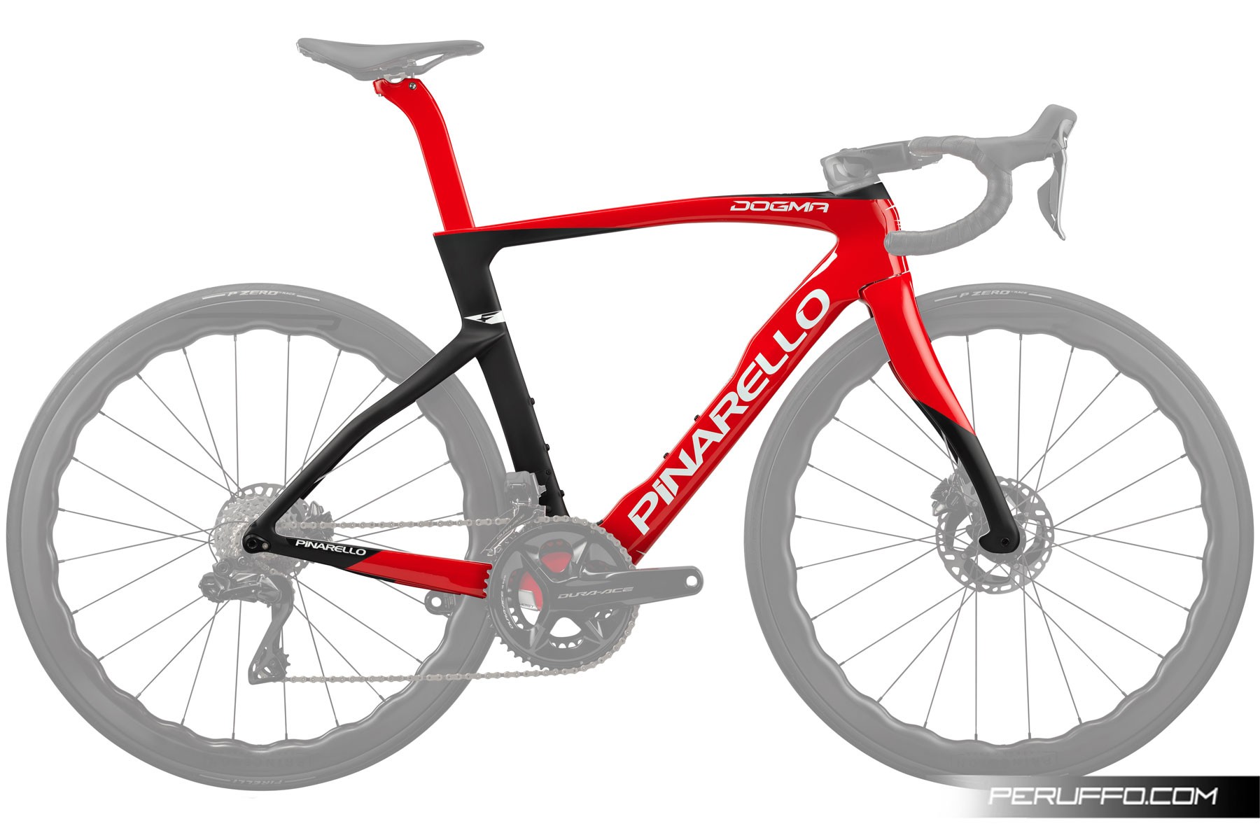 Pinarello Dogma F Disc 2023 Shimano Dura-Ace R9270 Di2 12v Speed 40 Lite DB Summit Red (D402) Pinarello Dogma F Disc 2023 Shimano Dura-Ace R9270 Di2 12v Speed 40 Lite DB Electro Violet (D403) Summit Red (D402)