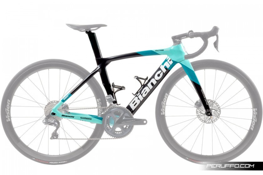 Bianchi Oltre XR4 Disc Test Telaio Graphite Race / CK16 Shade