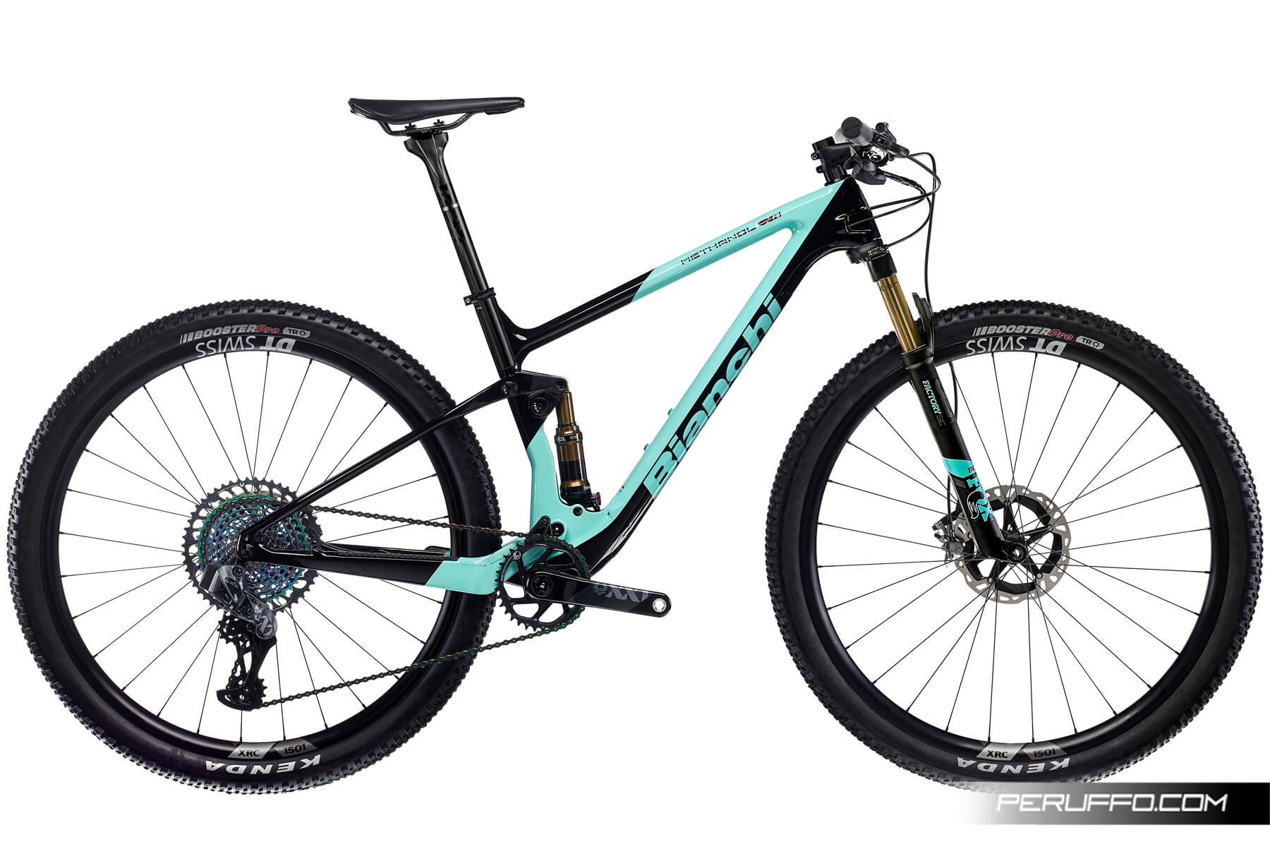 Bianchi Methanol CV FS 9.1 Sram XX1 Eagle AXS 12v DT Swiss XRC 1501 Spline CK16 / Black Full Glossy
