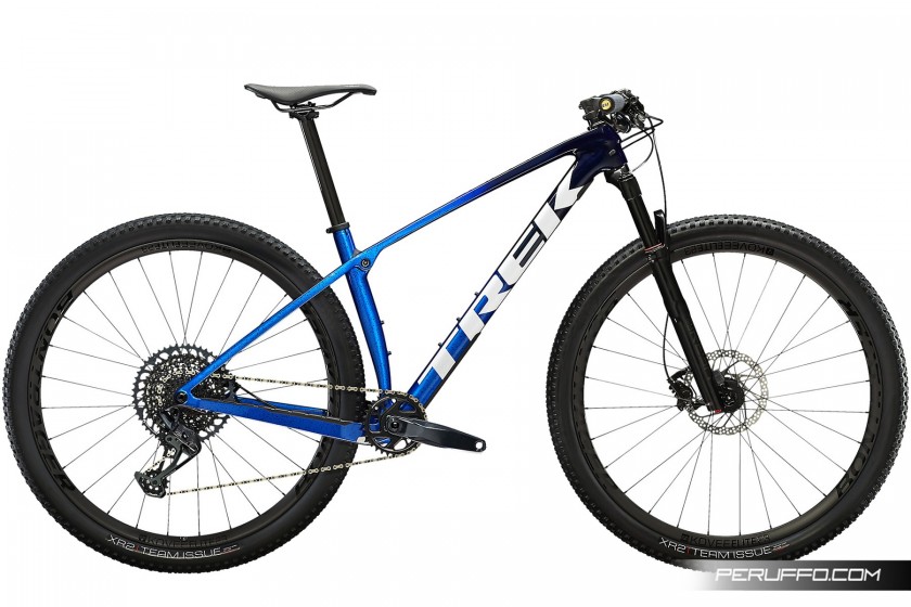 Trek Procaliber 9.7 Sram GX Eagle 12v Bontrager Kovee Elite 23 Navy Smoke to Alpine Blue Fade