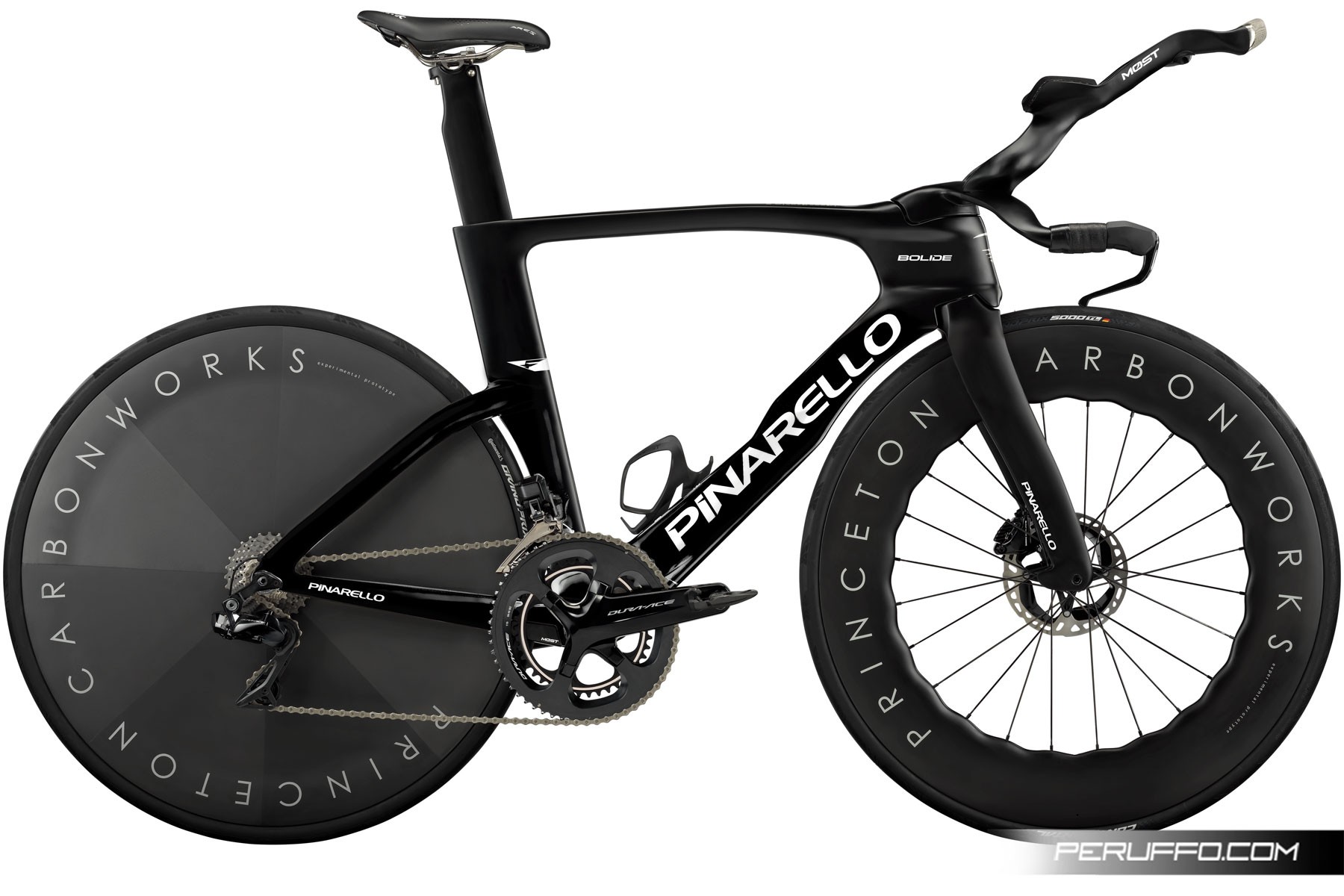Pinarello Bolide F Shimano Dura-Ace R9170 Di2 11v Princeton Carbon Works DB Pinarello Bolide F Shimano Dura-Ace R9170 Di2 11v Princeton Carbon Works DB Top Black