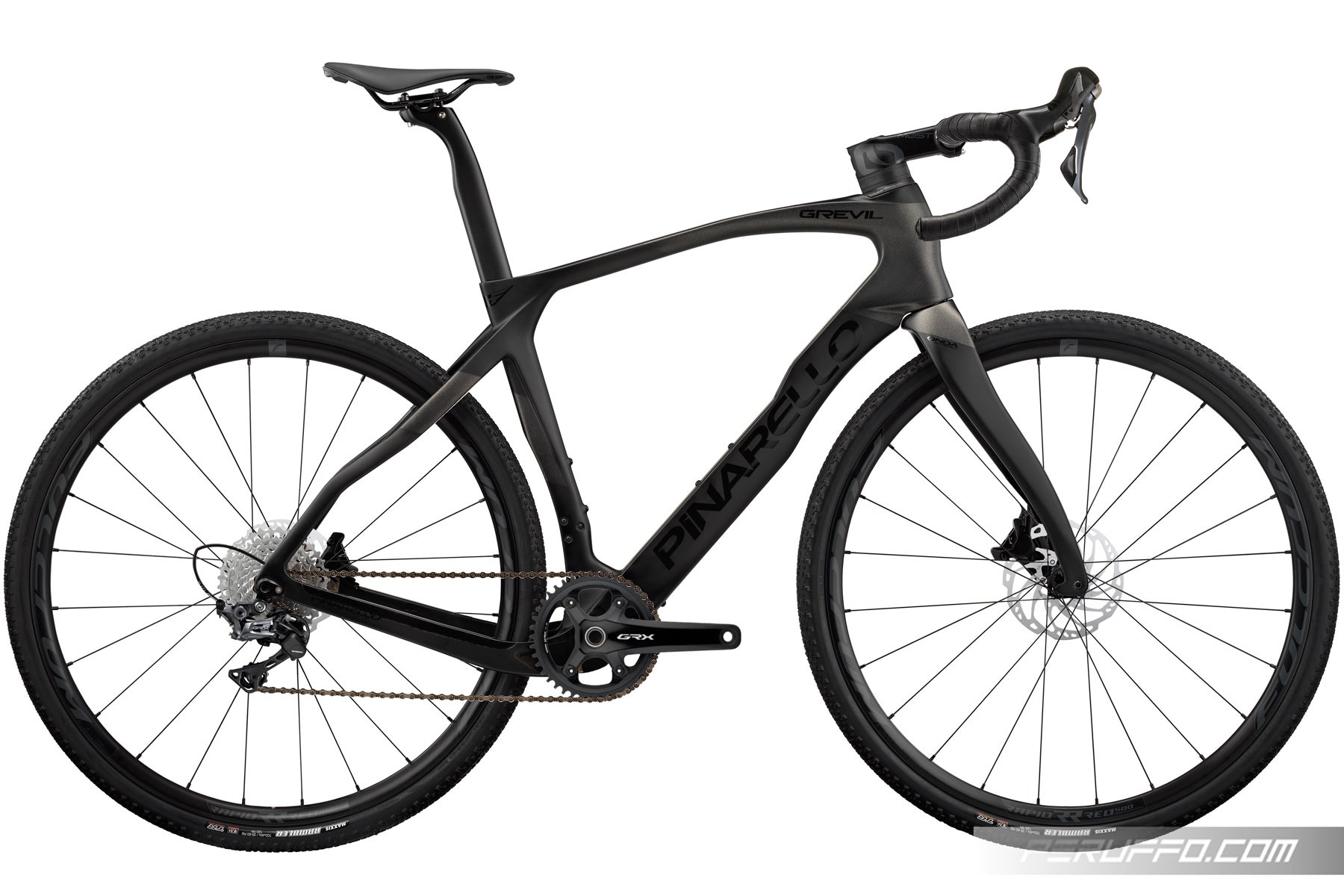 Pinarello Grevil F Shimano GRX RX810 11v Fulcrum Rapid Red 500 Iceland Black (B301)