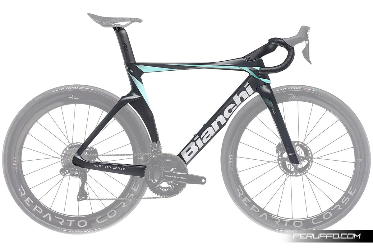 Bianchi Oltre RC Telaio Graphite-Carbon / CK16-Alu Silver Full Matt
