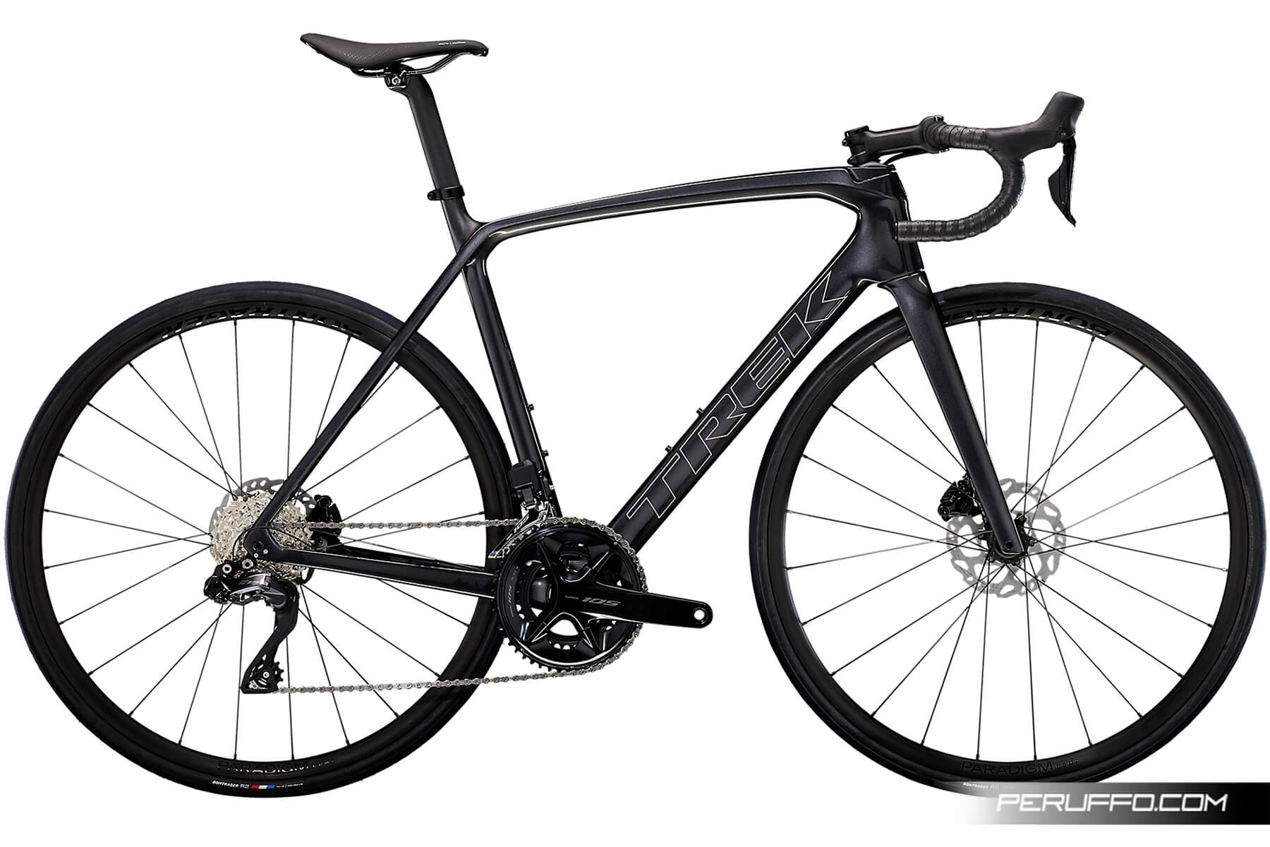 Trek Émonda SL 6 Pro Disc Shimano 105 R7170 Di2 12v Bontrager Aeolus Elite 35 DB Dnister Black / Trek Black