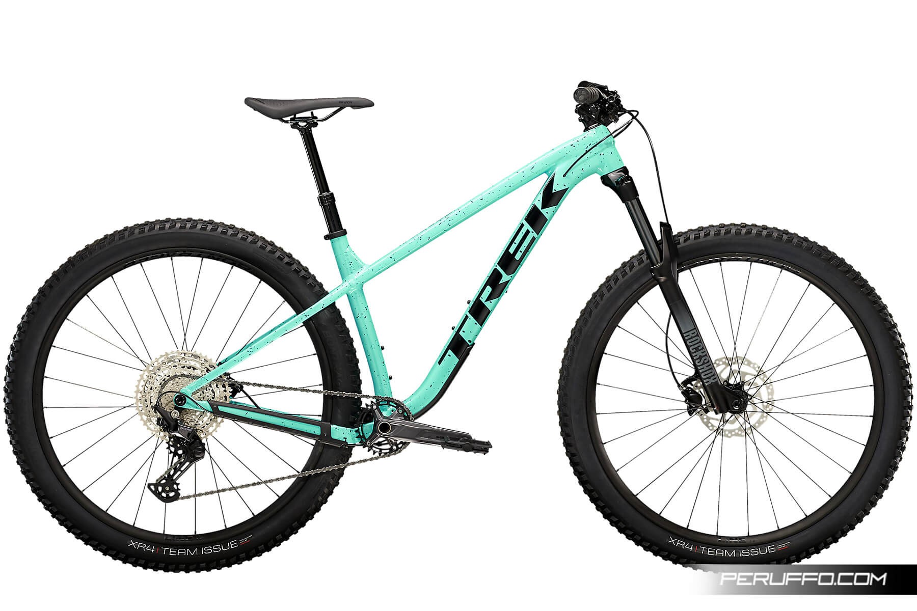 Trek Roscoe 7 Shimano Deore M6100 12v Bontrager Line Comp 30 Miami Green / Trek Black