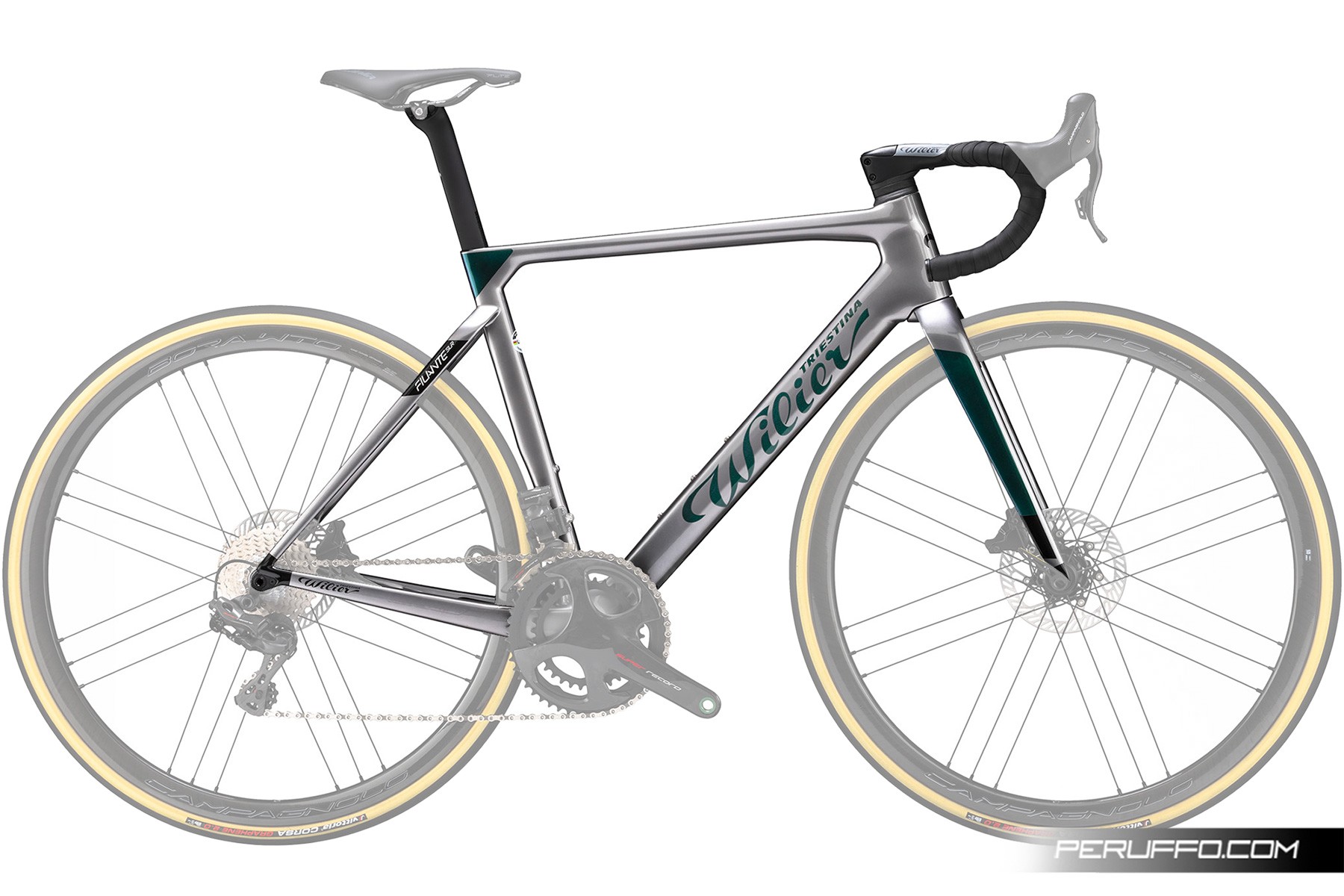 Wilier Triestina Filante SLR Telaio Wilier Triestina Filante SLR Telaio Grey Iride Green Glossy