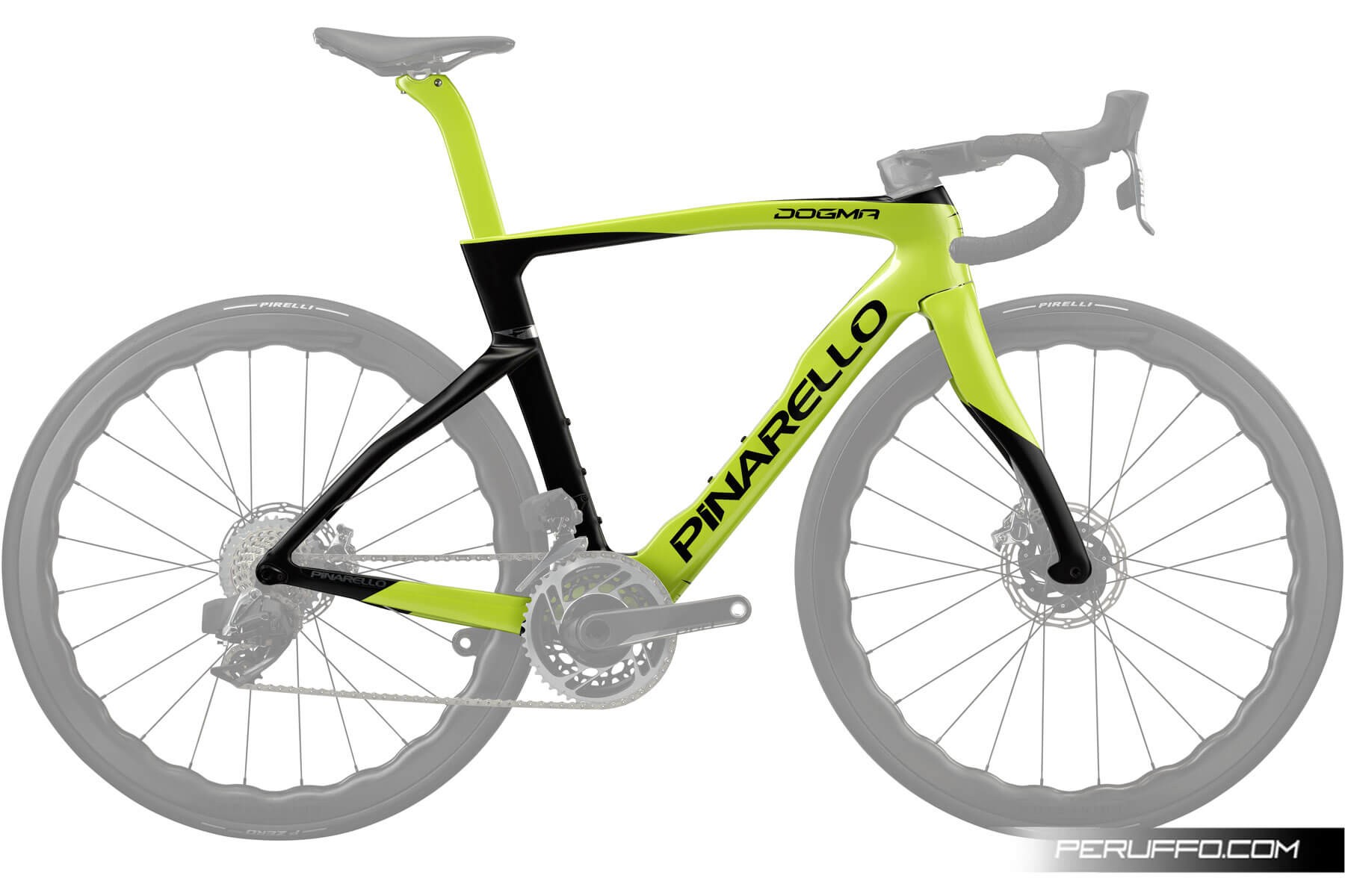 Pinarello Dogma F Disc 2023 Shimano Dura-Ace R9270 Di2 12v Speed 40 Lite DB Electro Lime (B639) Pinarello Dogma F Disc 2023 Shimano Dura-Ace R9270 Di2 12v Speed 40 Lite DB Electro Violet (D403) Electro Lime (B639)